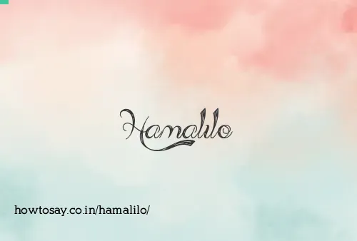 Hamalilo