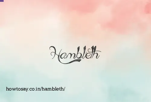 Hambleth