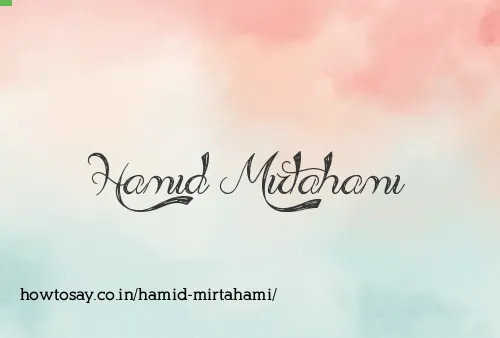 Hamid Mirtahami