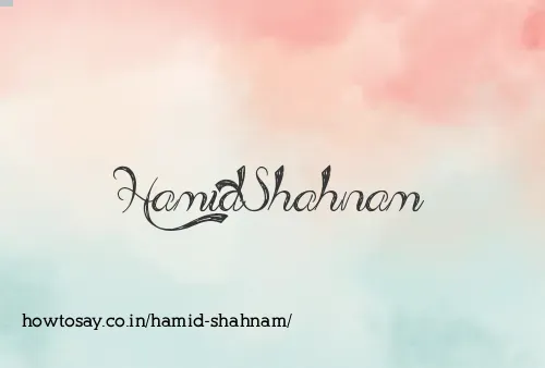 Hamid Shahnam