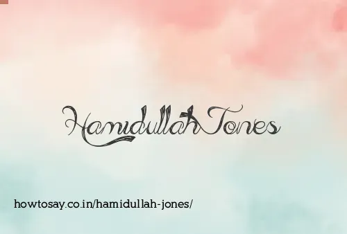 Hamidullah Jones