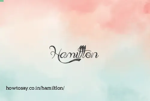 Hamiltlon