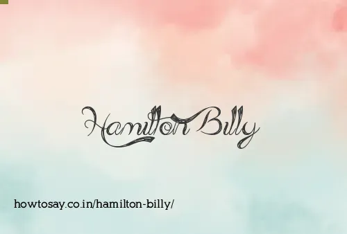 Hamilton Billy