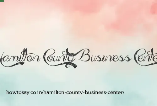 Hamilton County Business Center