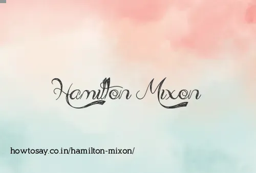 Hamilton Mixon