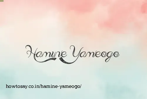 Hamine Yameogo