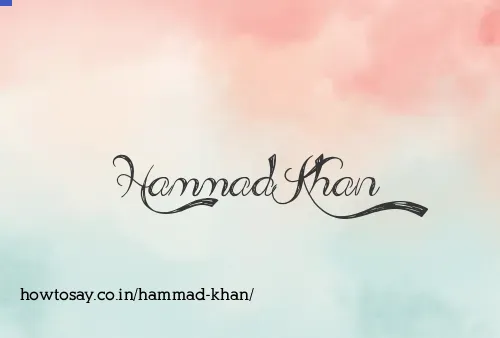 Hammad Khan