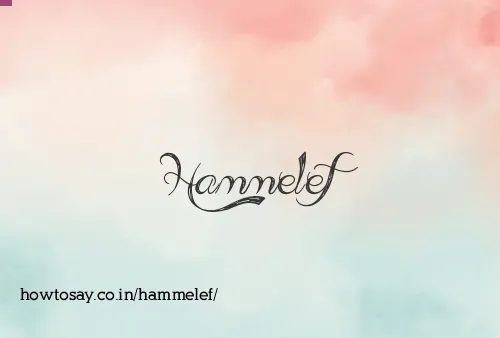 Hammelef