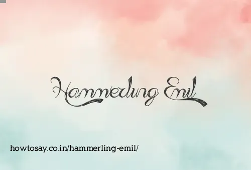 Hammerling Emil
