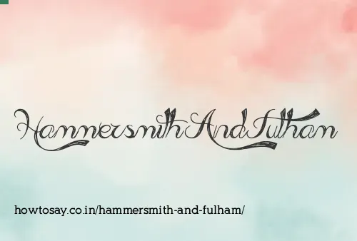 Hammersmith And Fulham