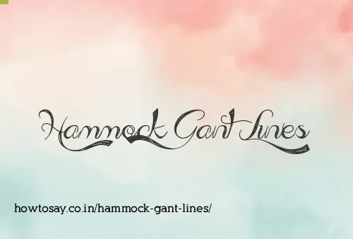 Hammock Gant Lines