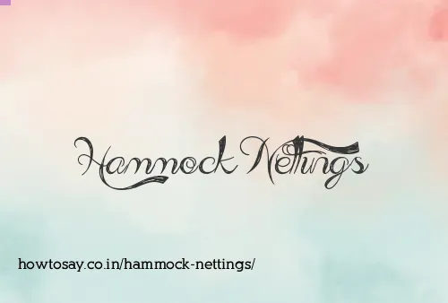 Hammock Nettings