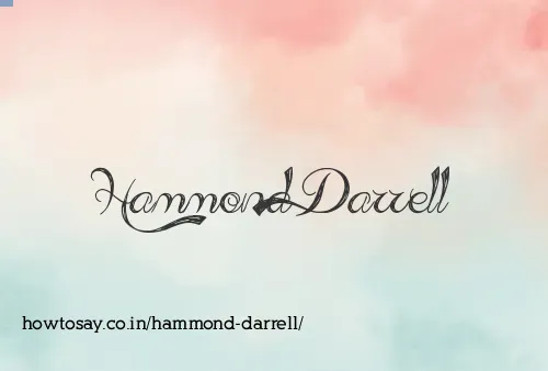 Hammond Darrell