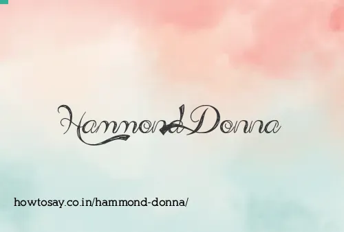 Hammond Donna