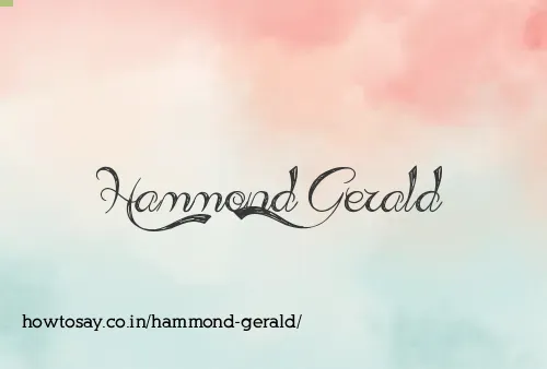 Hammond Gerald
