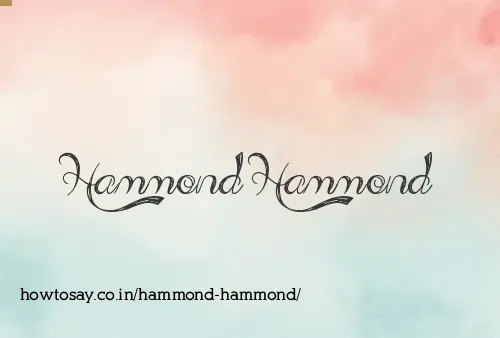 Hammond Hammond
