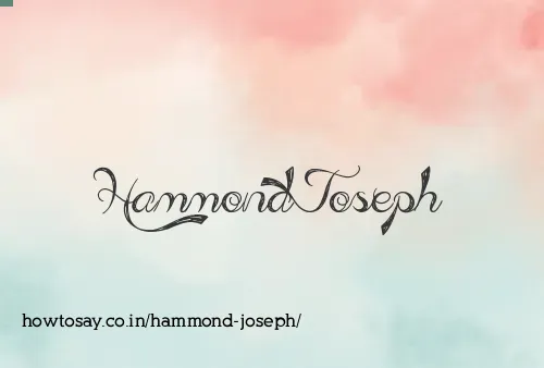 Hammond Joseph