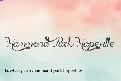 Hammond Park Hapeville