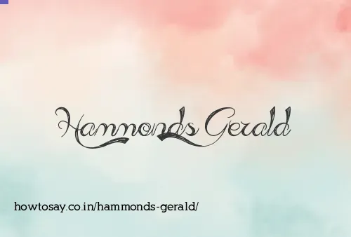Hammonds Gerald