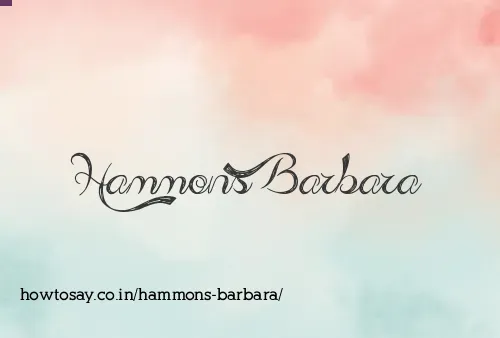 Hammons Barbara