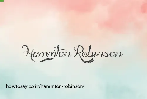 Hammton Robinson