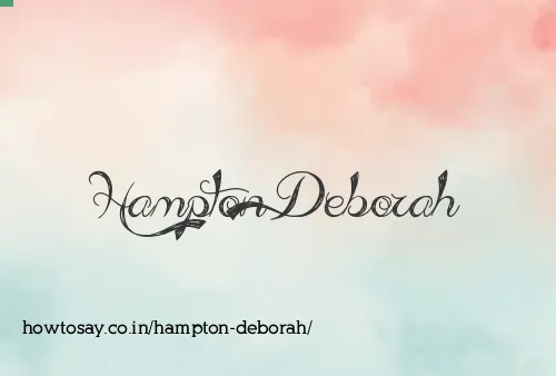 Hampton Deborah