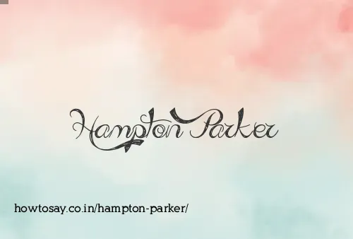 Hampton Parker