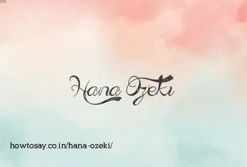 Hana Ozeki