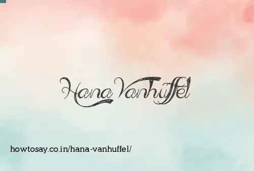 Hana Vanhuffel
