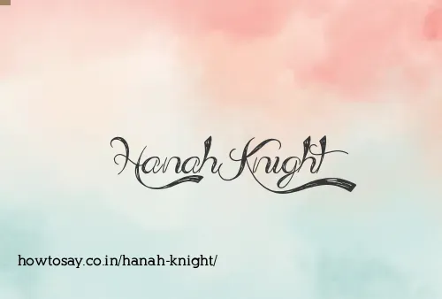 Hanah Knight