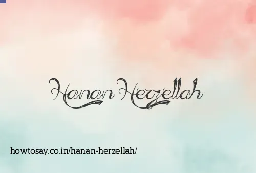 Hanan Herzellah