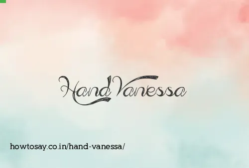 Hand Vanessa