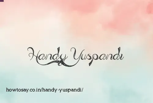 Handy Yuspandi
