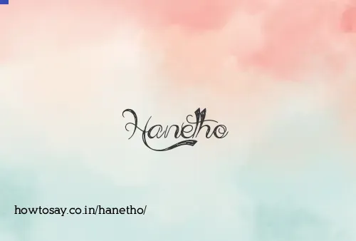 Hanetho