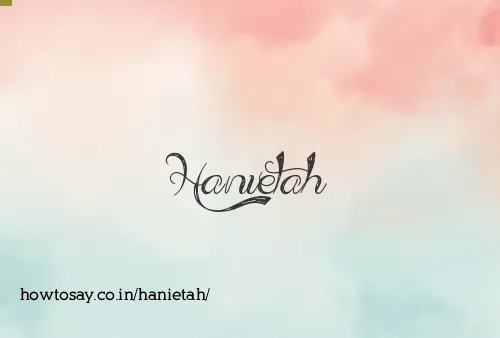 Hanietah