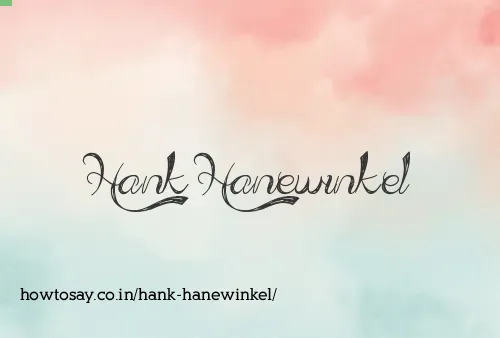 Hank Hanewinkel