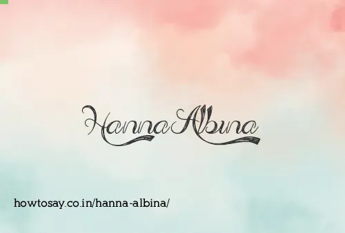 Hanna Albina