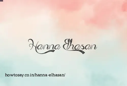 Hanna Elhasan