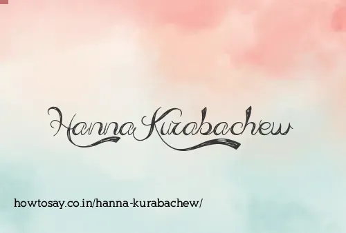 Hanna Kurabachew