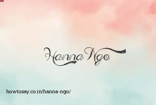 Hanna Ngo