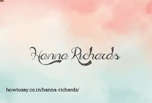 Hanna Richards