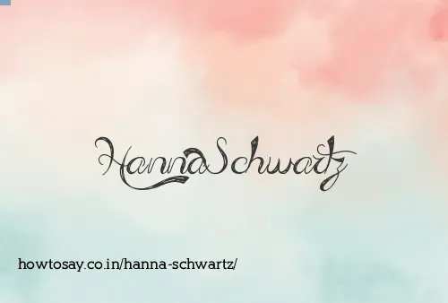 Hanna Schwartz