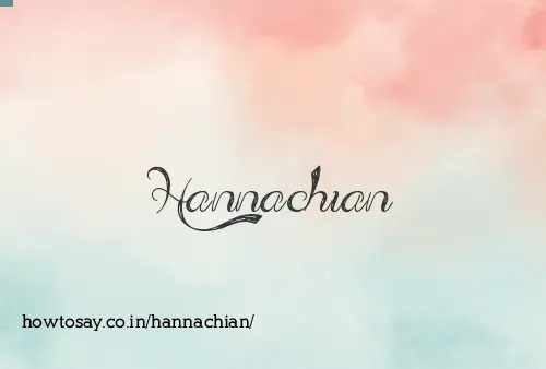 Hannachian