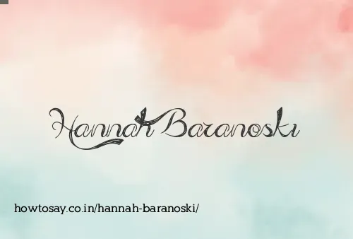 Hannah Baranoski