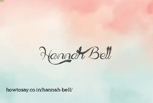 Hannah Bell