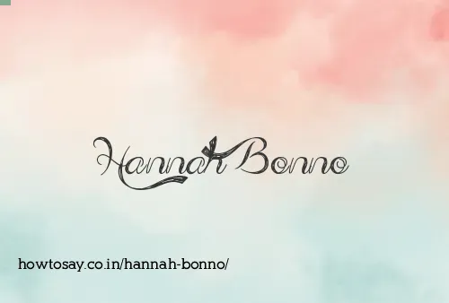 Hannah Bonno