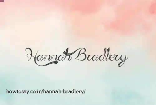 Hannah Bradlery