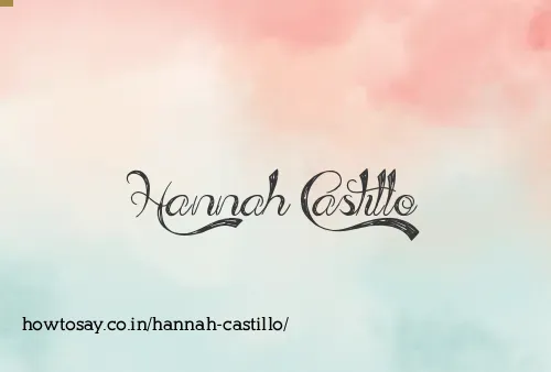 Hannah Castillo