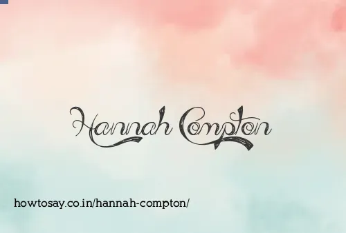 Hannah Compton