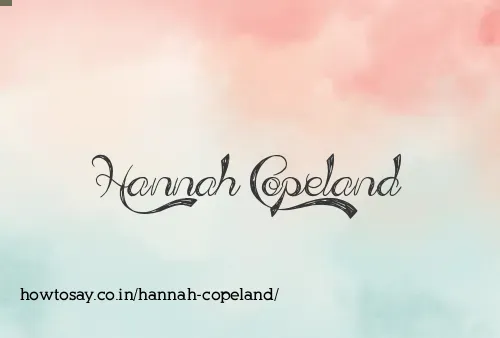 Hannah Copeland